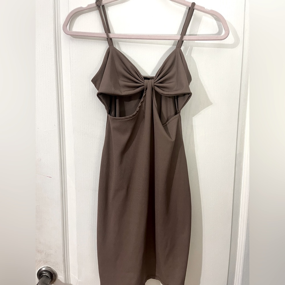 Midway dress with bra shaped top connected to the bottom. never worn and new 😊